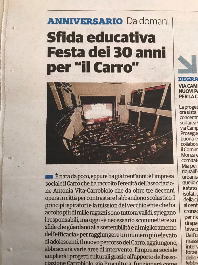 Sfida Educativa: festa dei 30 anni per 