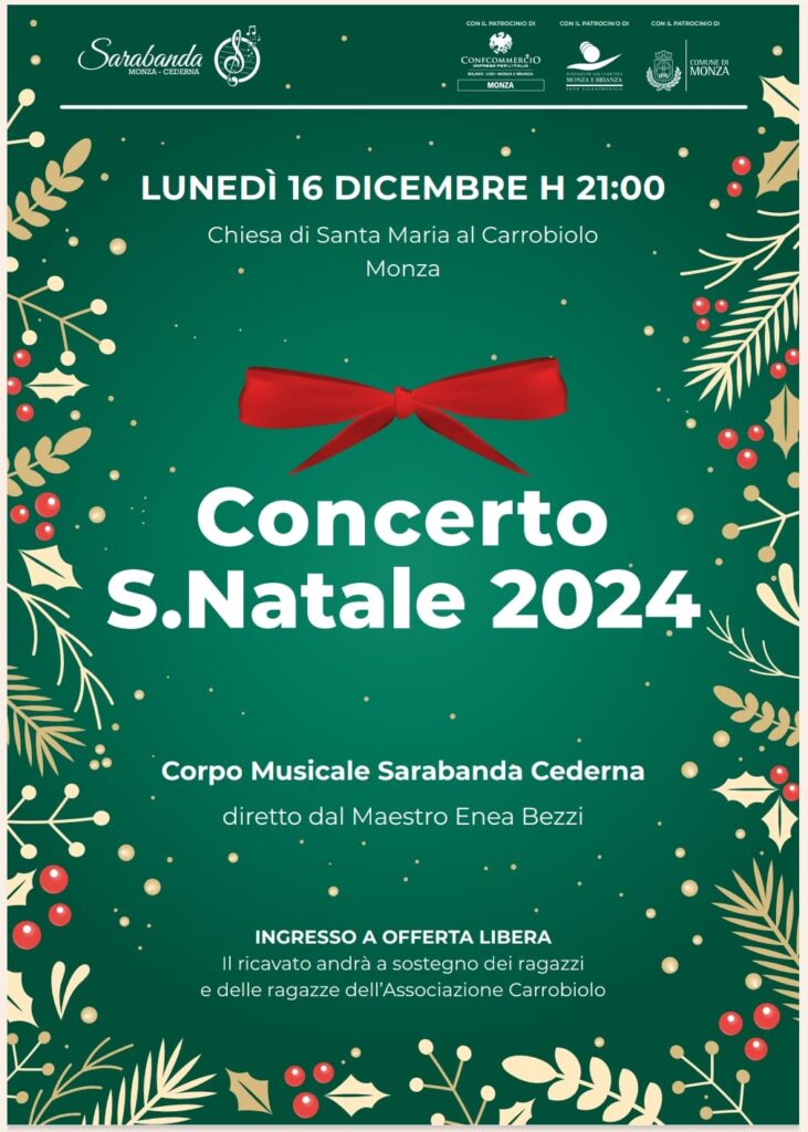 Concerto di Natale per i giovani del Carrobiolo