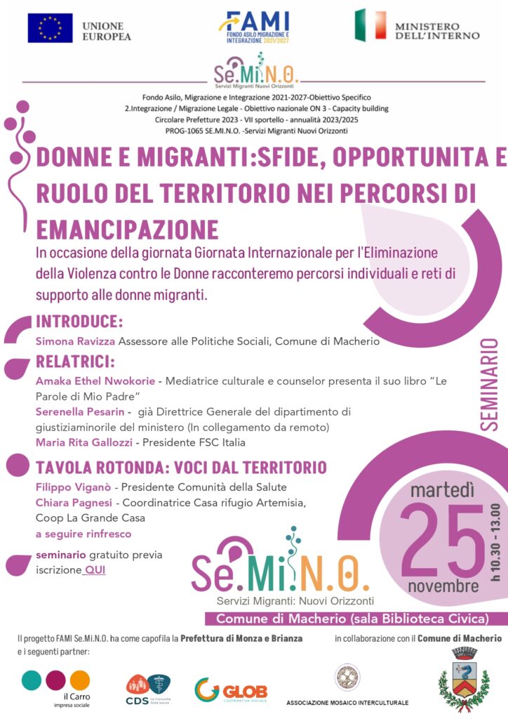 DONNE E MIGRANTI: SFIDE, OPPORTUNITÀ E RUOLO DEL TERRITORIO NEI PERCORSI DI EMANCIPAZIONE